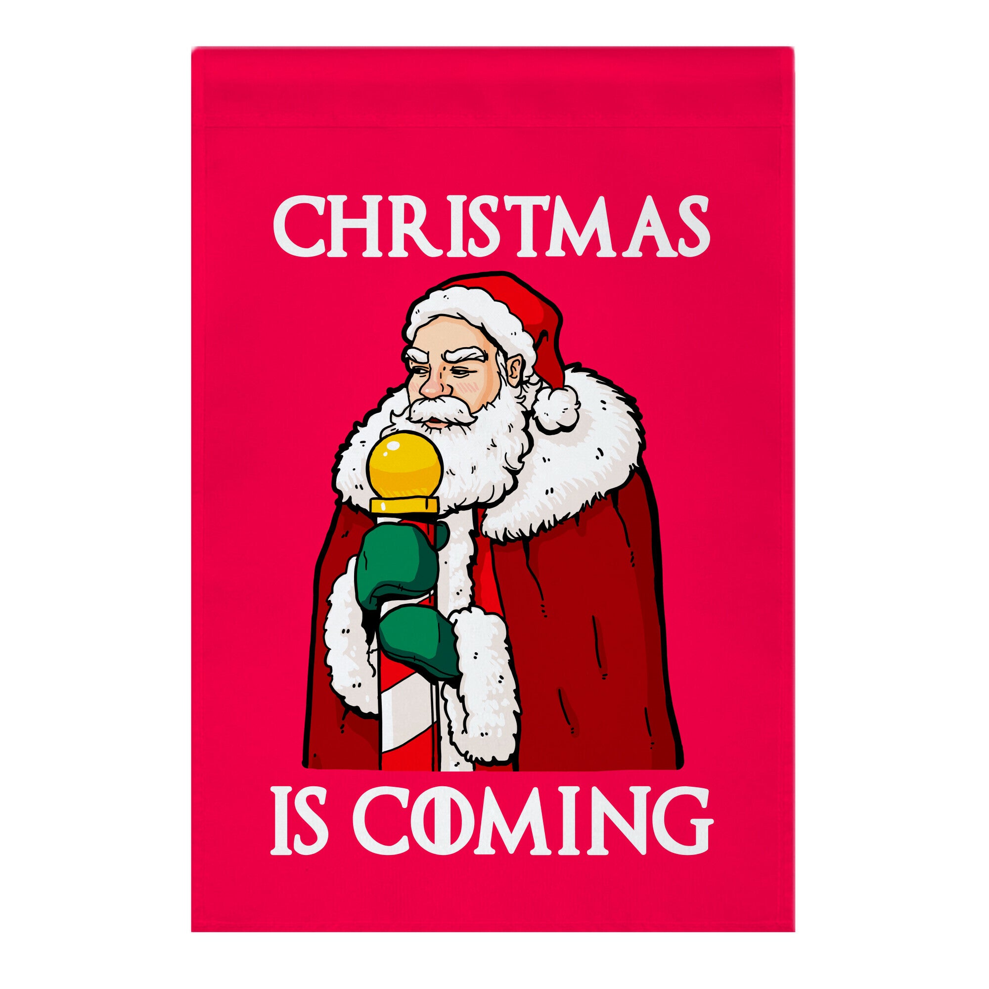 Christmas is Coming Garden Flag